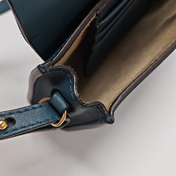 Faye Mini Calfskin Blue