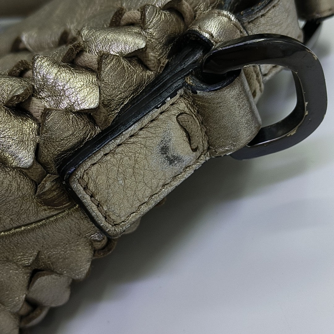 Lambskin Shoulder Bag Beige