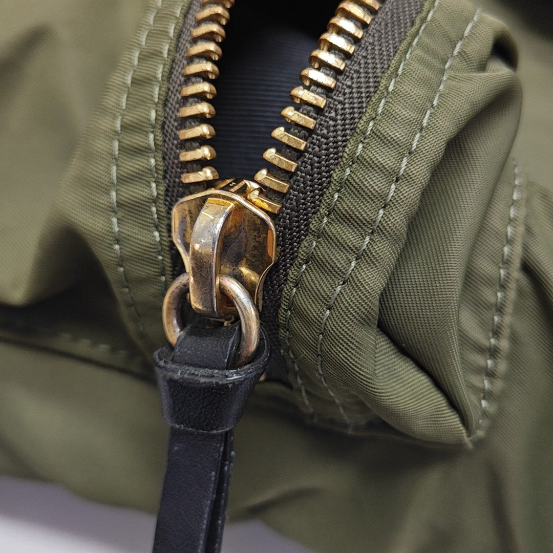 The Rucksack Medium Nylon Green
