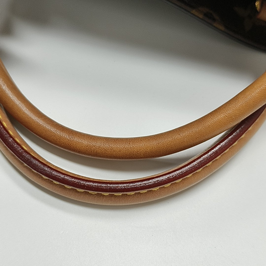 MONTAIGNE Monogram Coated Canvas Brown
