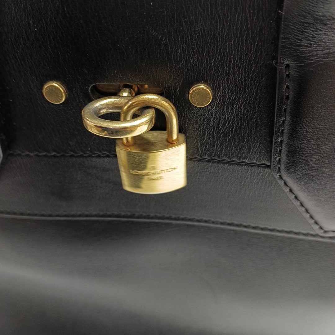 CITY STEAMER MM Calfskin Black