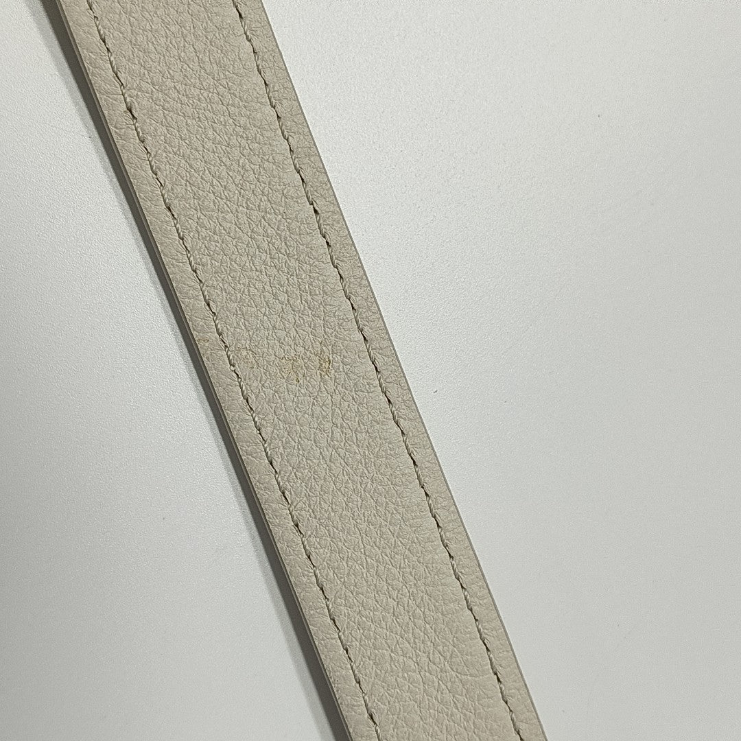 DAUPHINE MM Calfskin White