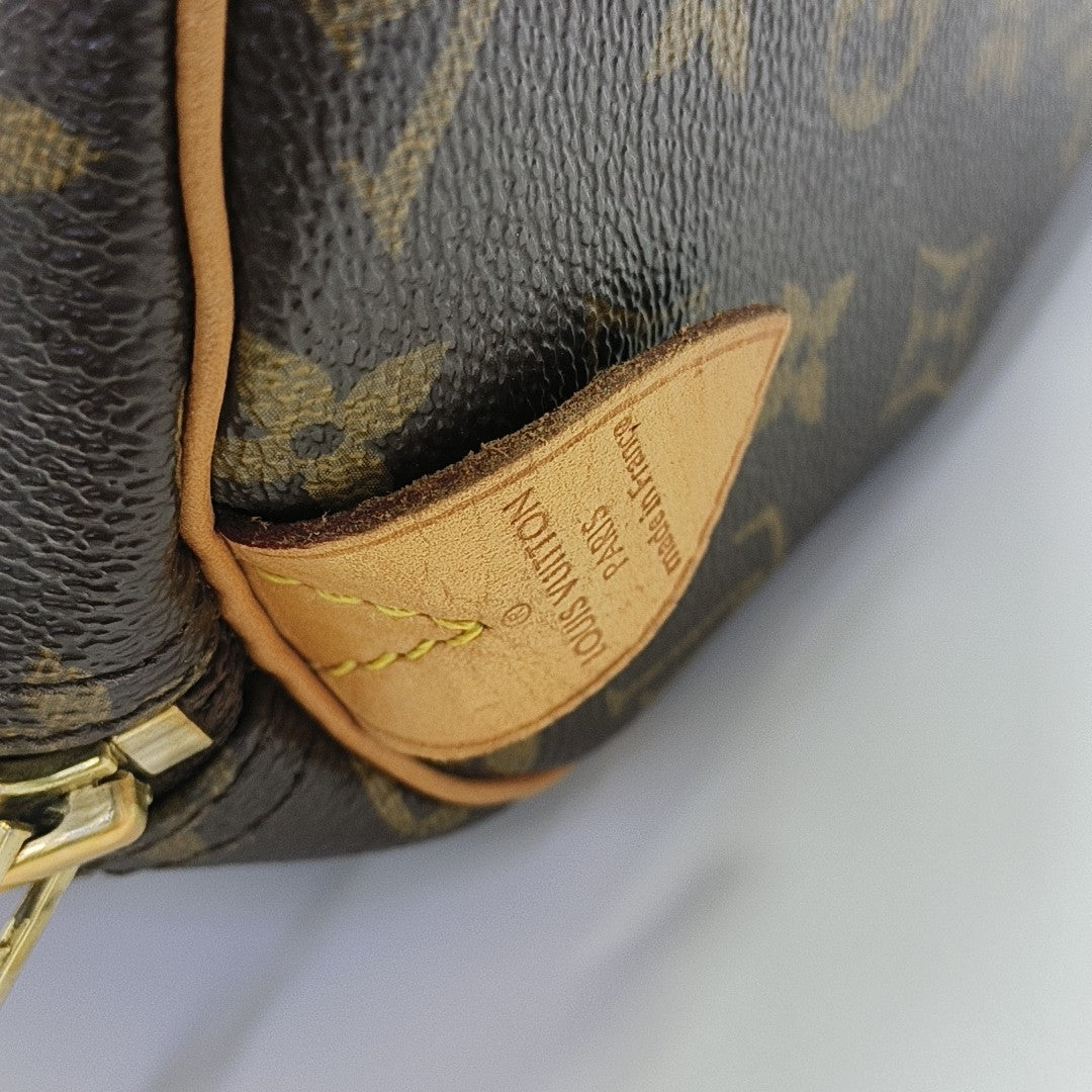 SPEEDY 30 Monogram Coated Canvas Brown