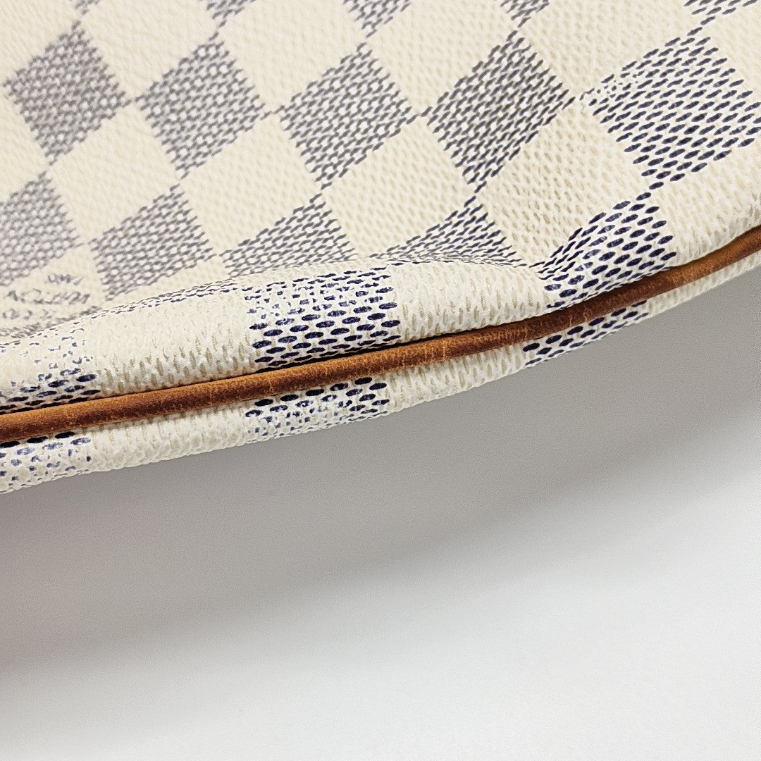 BOSPHORE Damier Azur Coated Canvas White