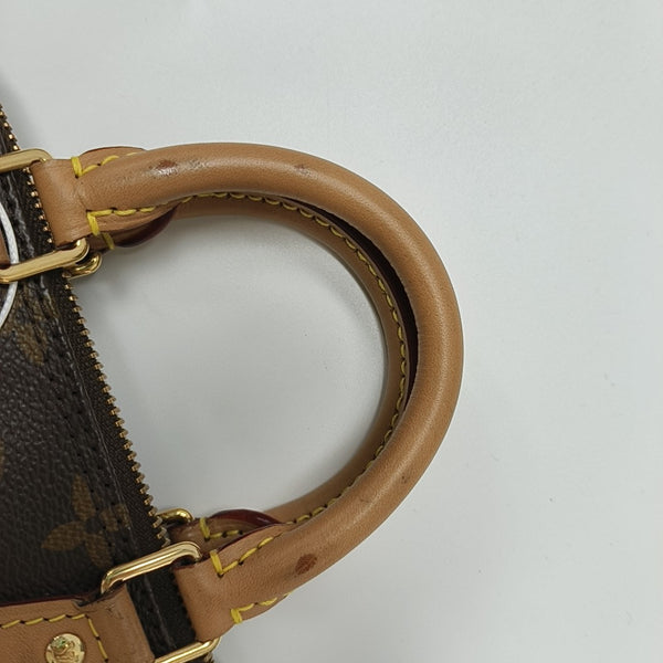 SPEEDY Nano Monogram Coated Canvas Brown