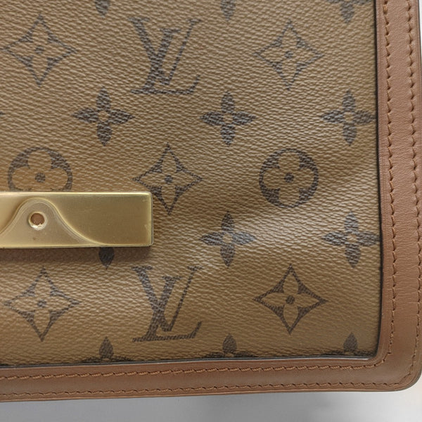 DAUPHINE MM Monogram Coated Canvas Brown