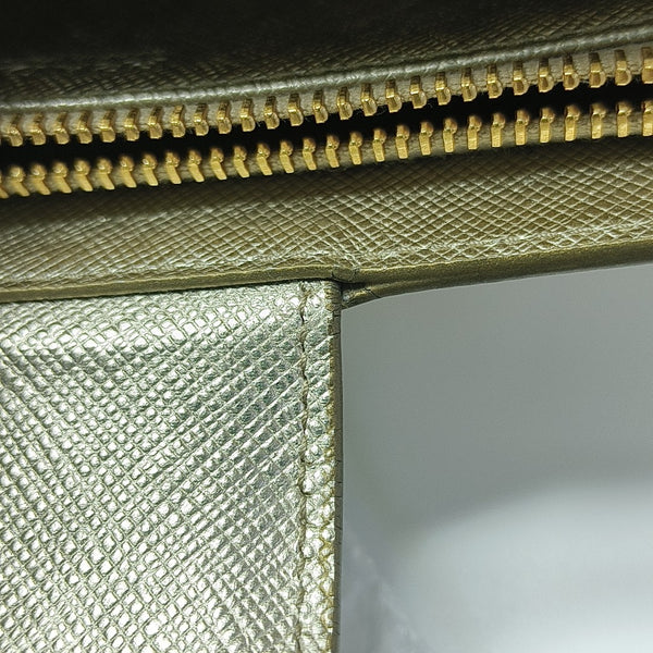 Saffiano Calfskin Shoulder Bag Beige