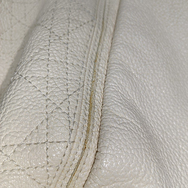 Cannage Calfskin White