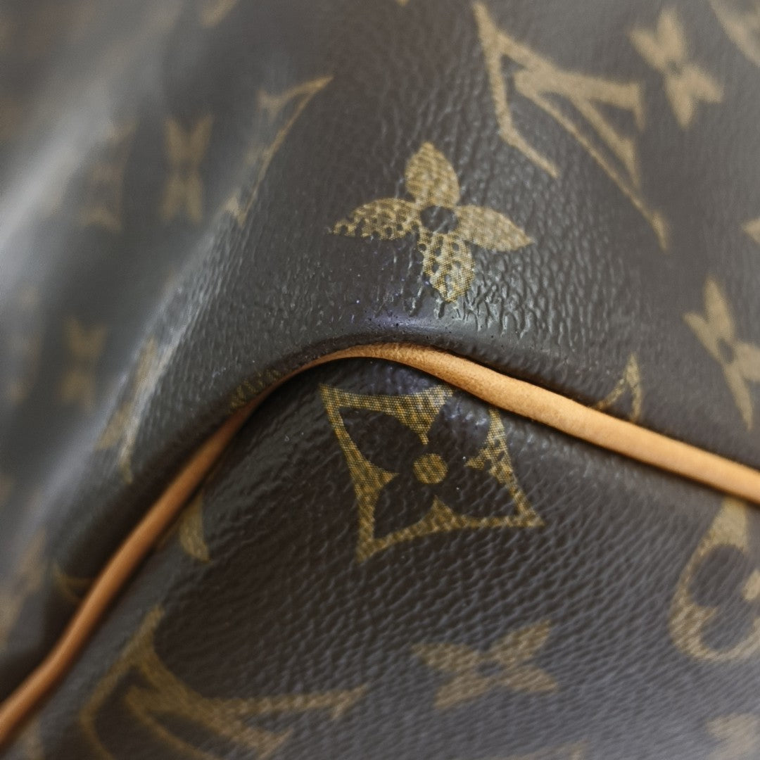 SPEEDY 30 Monogram Coated Canvas Brown