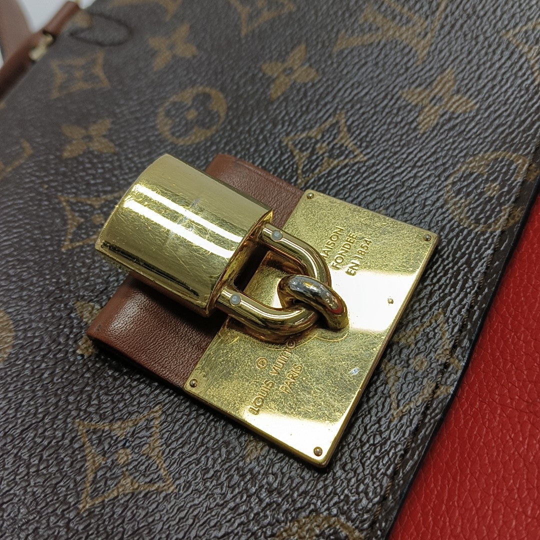 VAUGIRARD Monogram Coated Canvas Brown