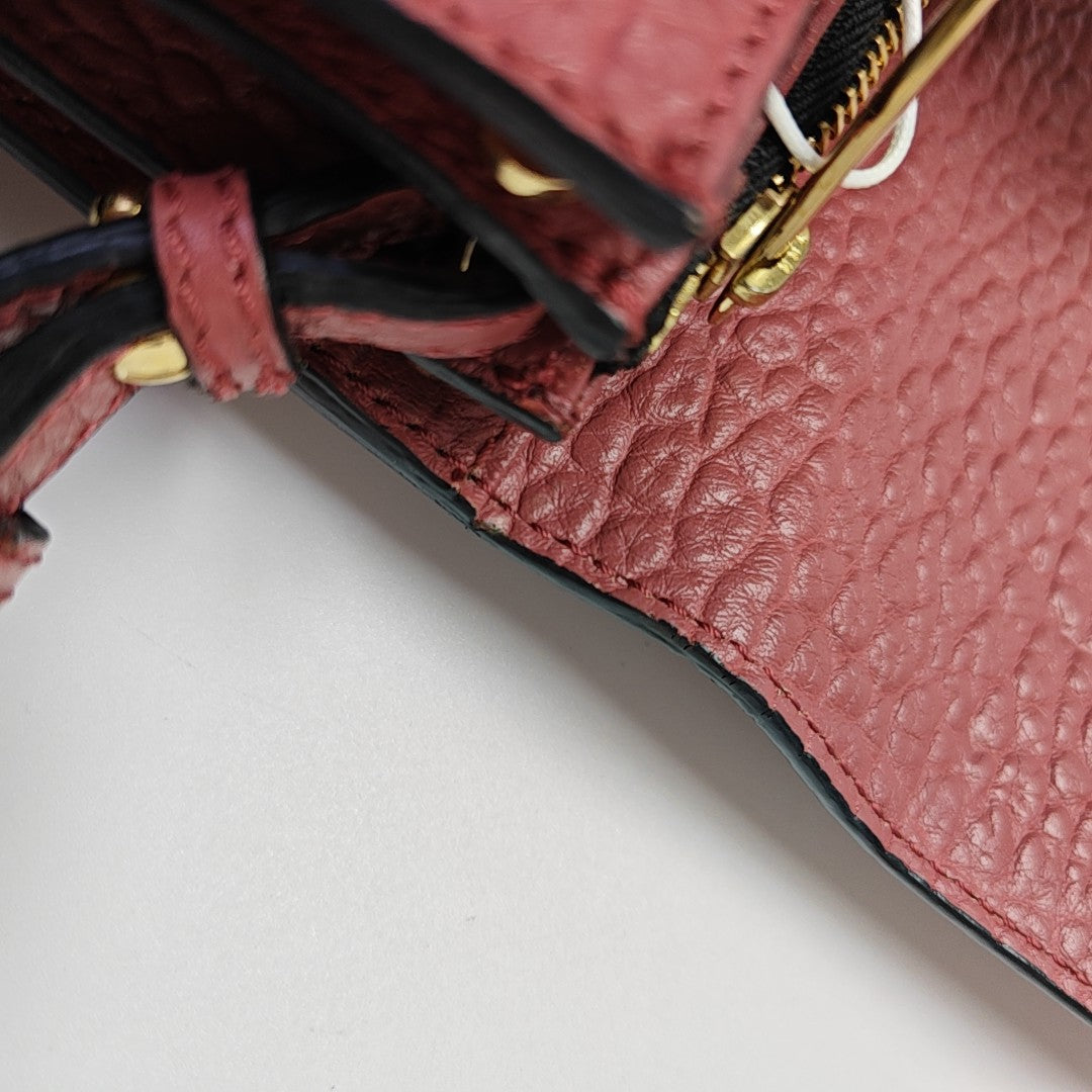 Langley Calfskin Red