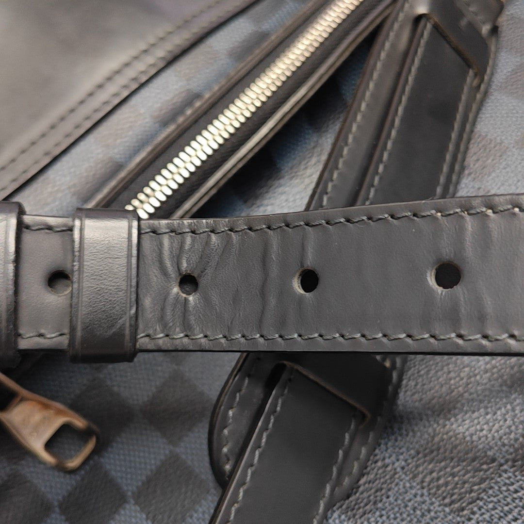 GREENWICH Damier Coated Canvas Blue