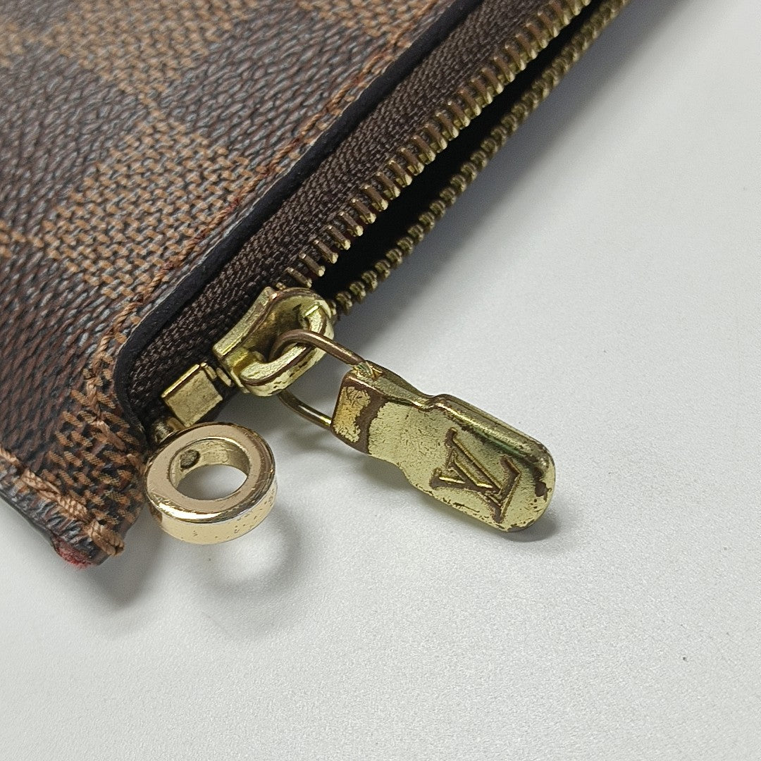 NEVERFULL MM Damier Ebene Coated Canvas Brown