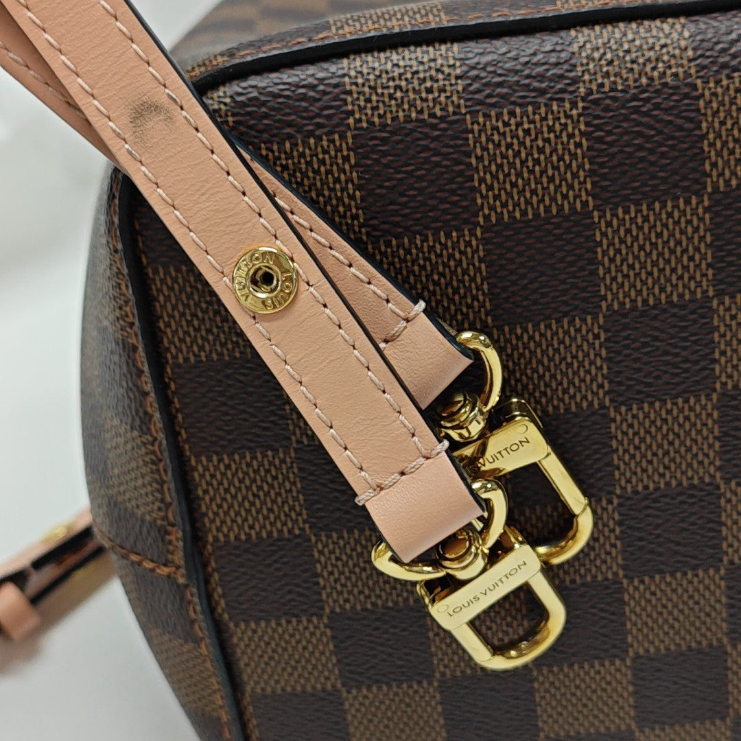 NÉONOÉ MM Damier Ebene Coated Canvas Brown