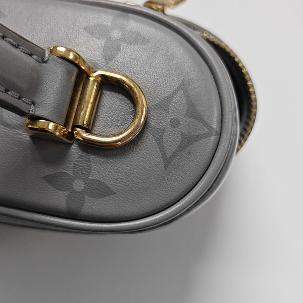 Vanity Chain Pouch PM Monogram Calfskin Gray