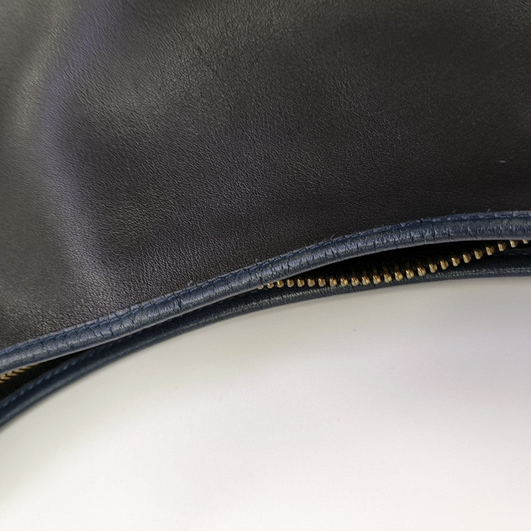 Calfskin Shoulder Bag Black