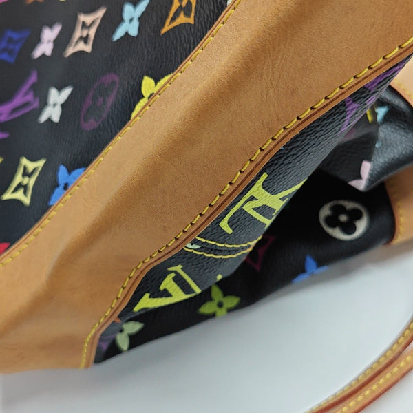 LV × TM URSULA Monogram Coated Canvas Black
