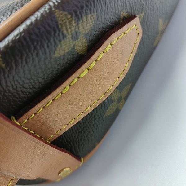 GAME ON Monogram Coated Canvas Brown