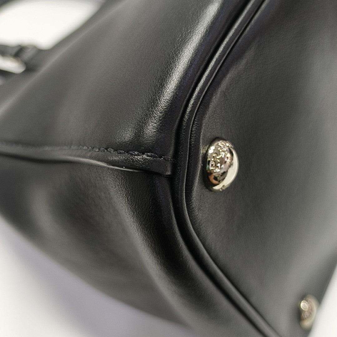 Galleria Large Calfskin Black