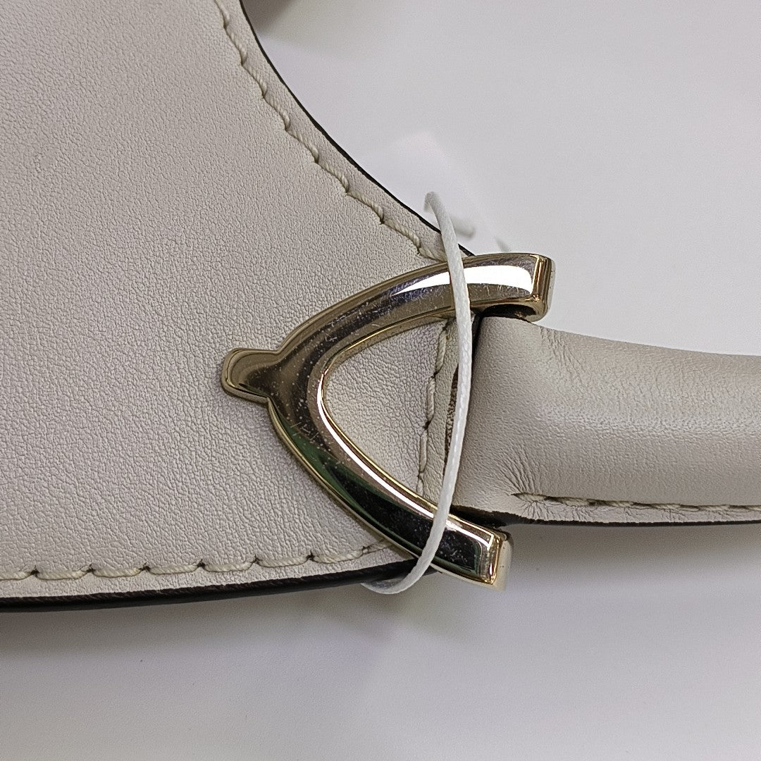Stirrup Calfskin White