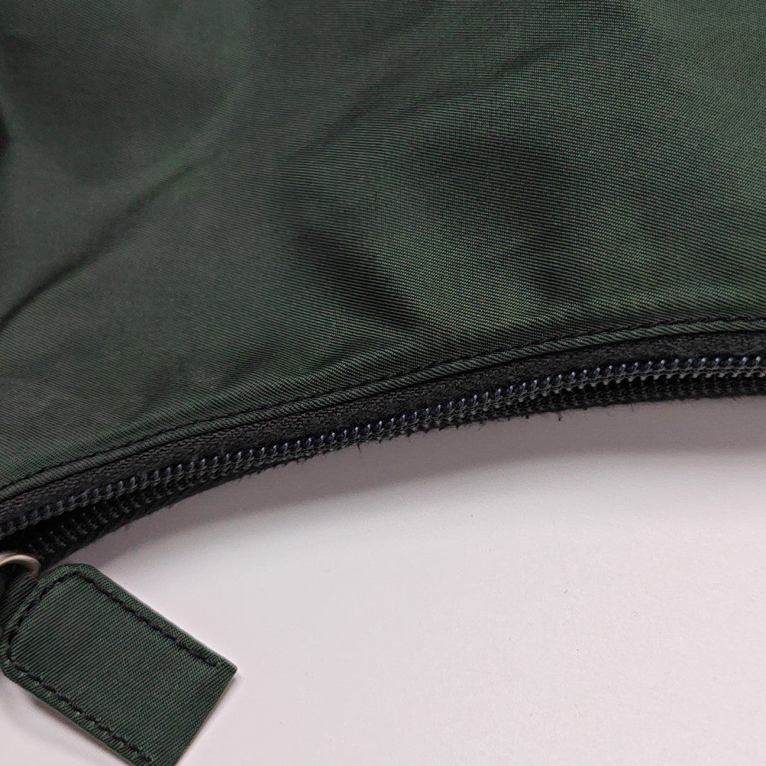 Nylon Shoulder Bag Green
