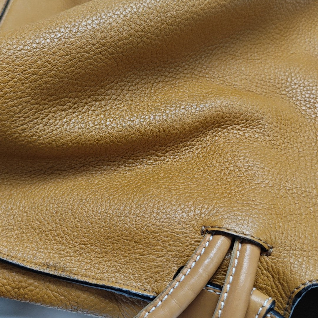 Calfskin Shoulder Bag Yellow