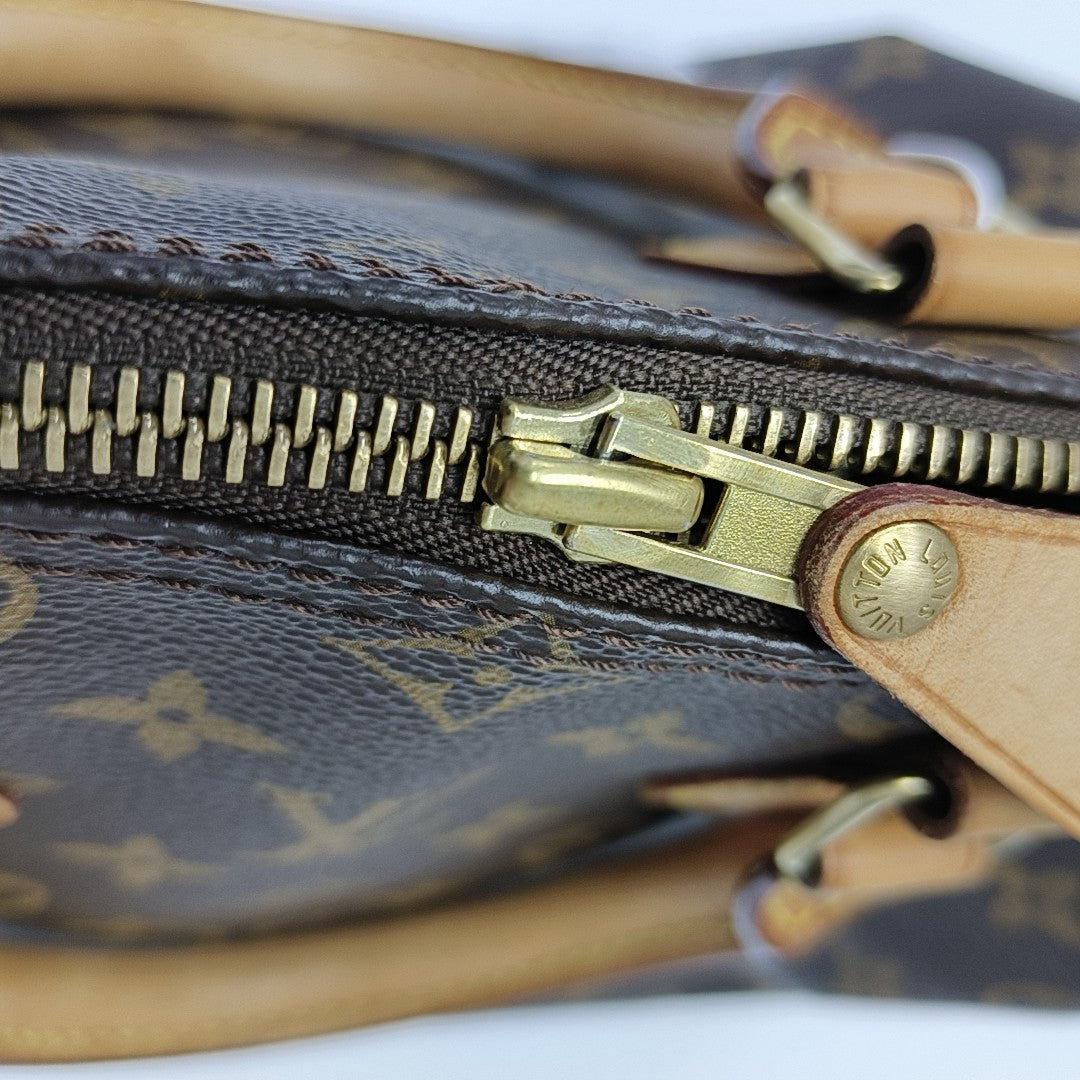 SPEEDY 25 Monogram Coated Canvas Brown