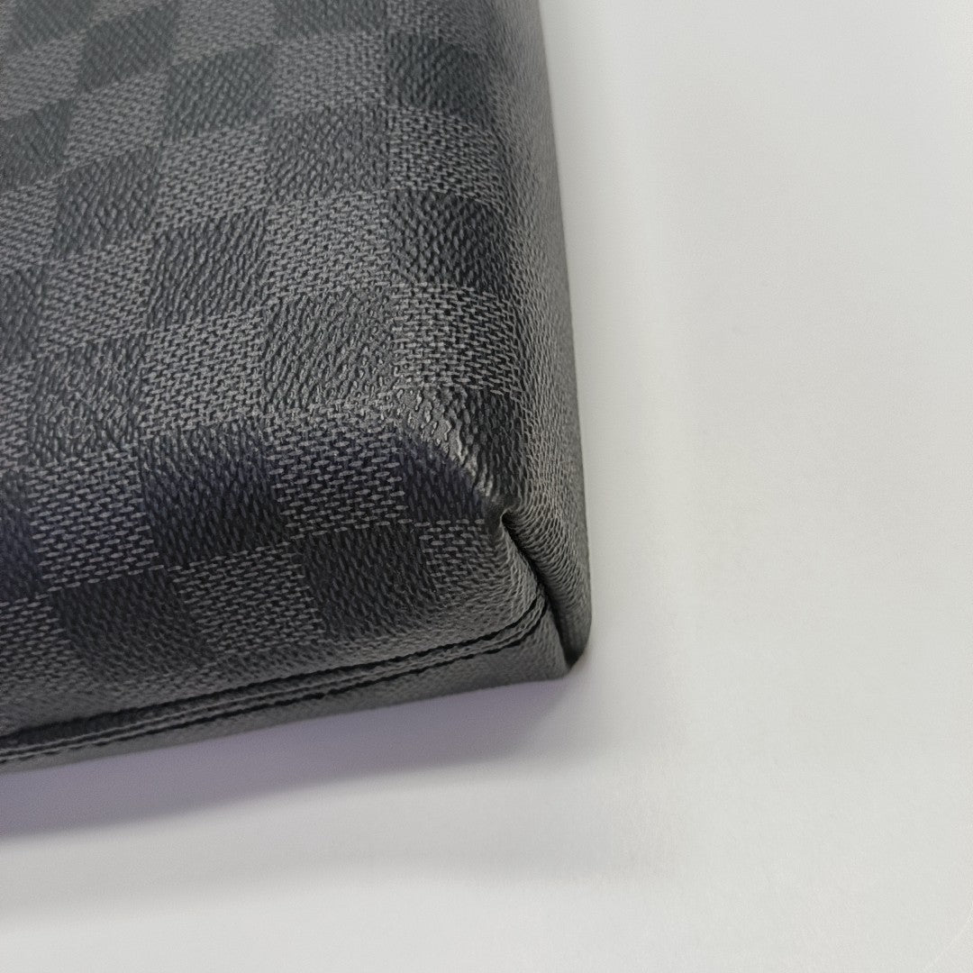 PORTE-DOCUMENTS Damier Graphite Coated Canvas Black