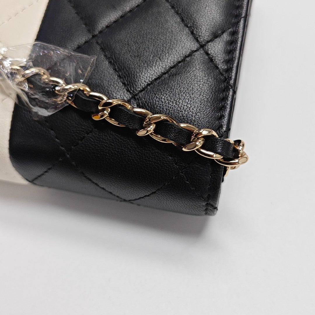 WOC Quilted Lambskin Black