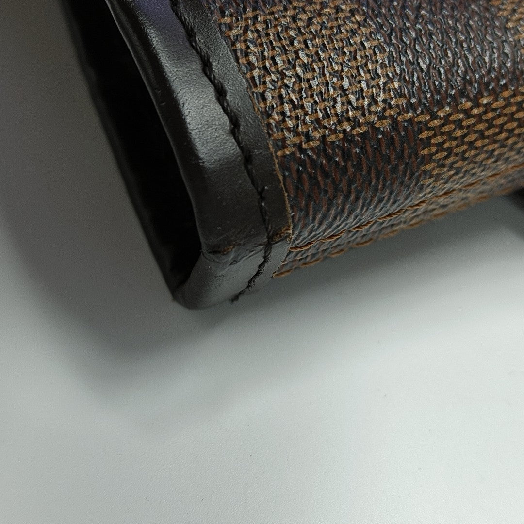 NEVERFULL MM Damier Ebene Coated Canvas Brown