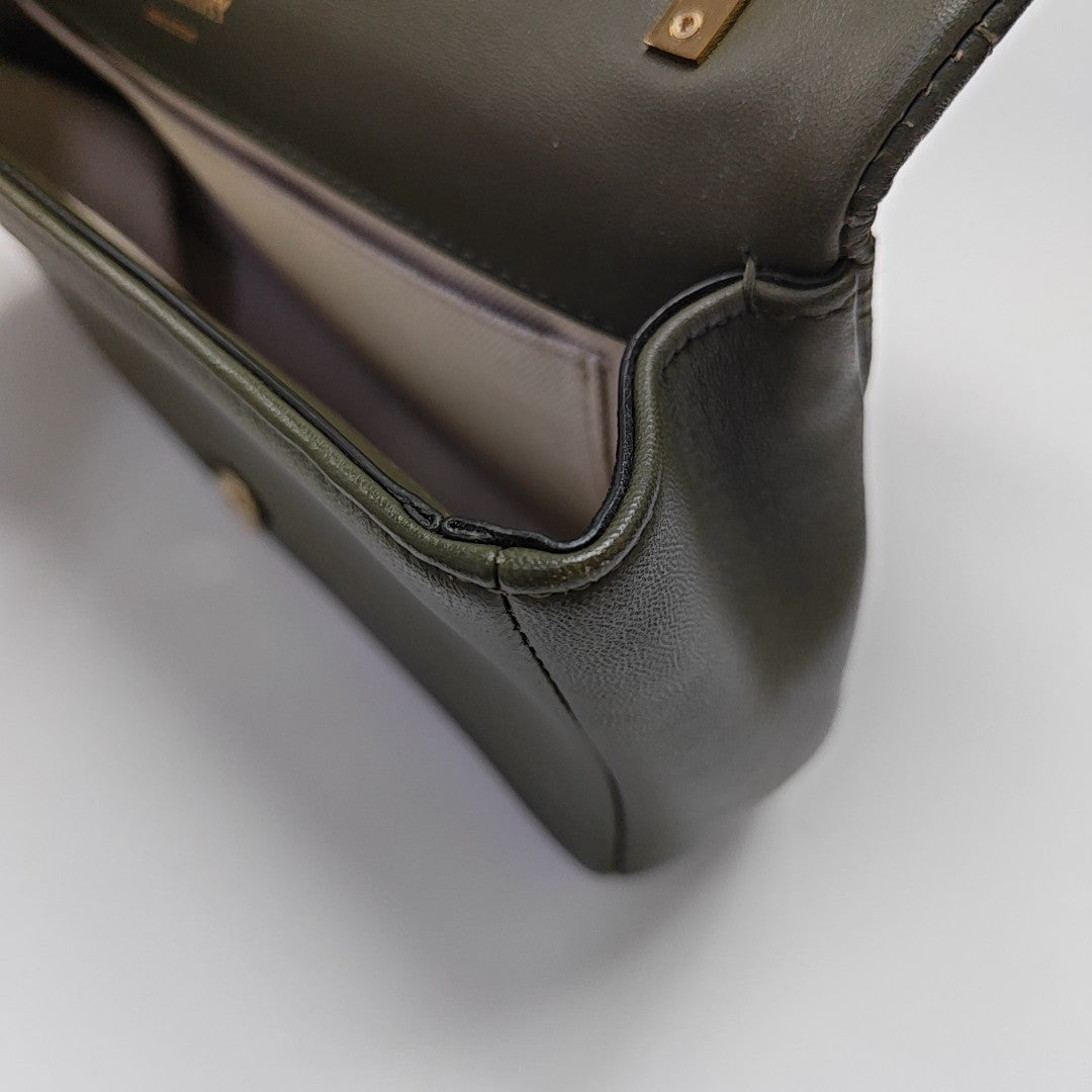 Lola Small Quilted Lambskin Green