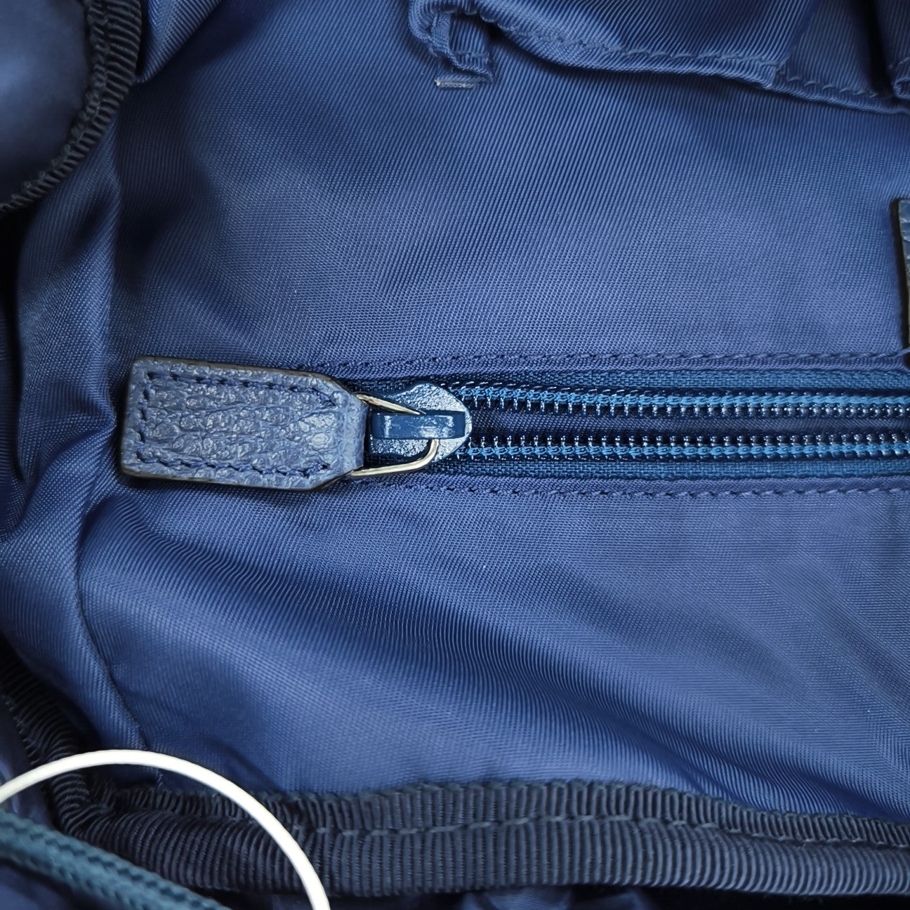 Monogram Nylon Backpack Blue