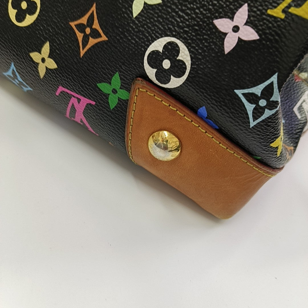 LV × TM URSULA Monogram Coated Canvas Black