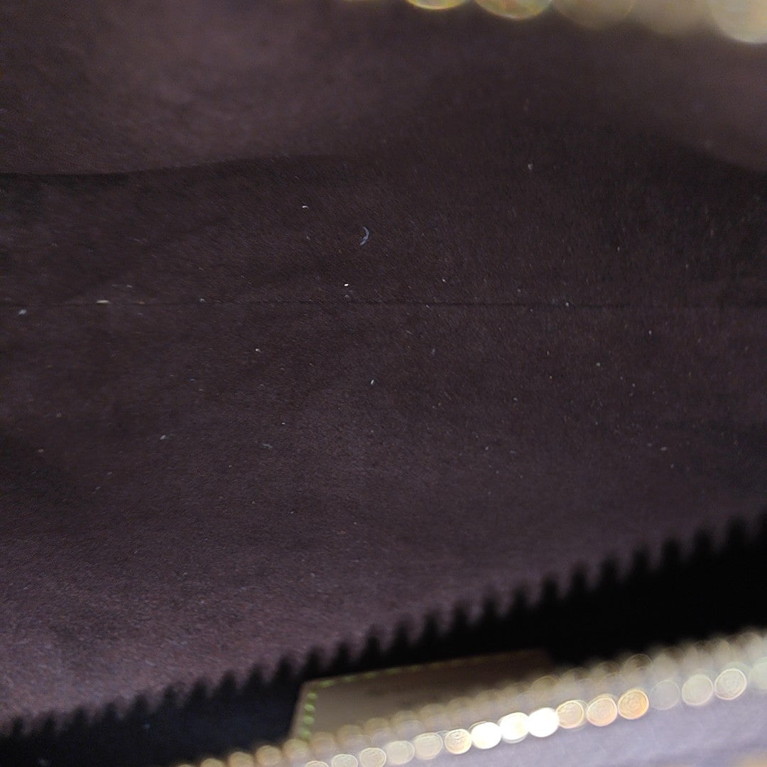 SIDE TRUNK MM Monogram Coated Canvas Brown