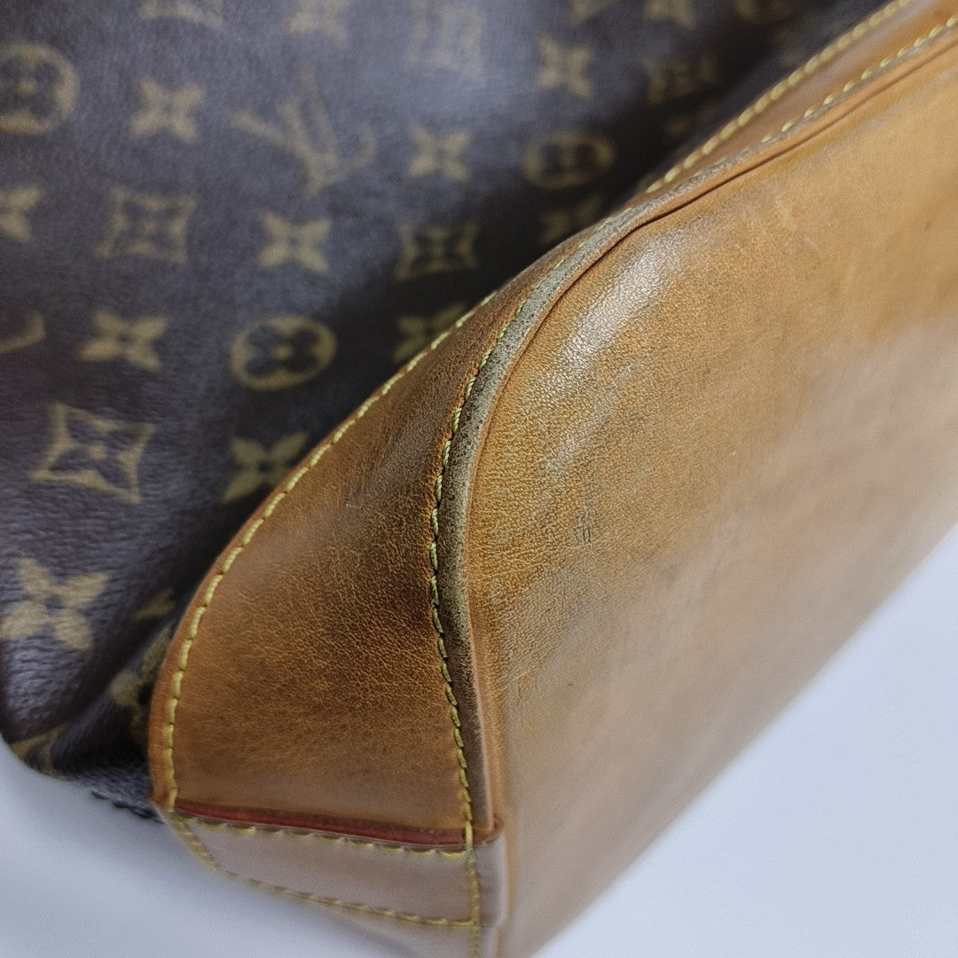 LOCKIT Monogram Coated Canvas Brown