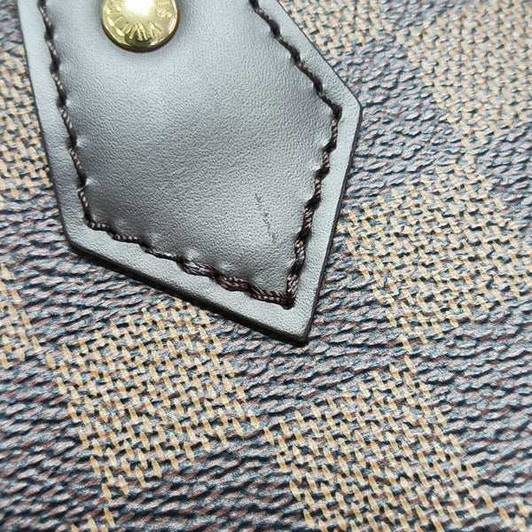 ALMA BB Damier Ebene Coated Canvas Brown