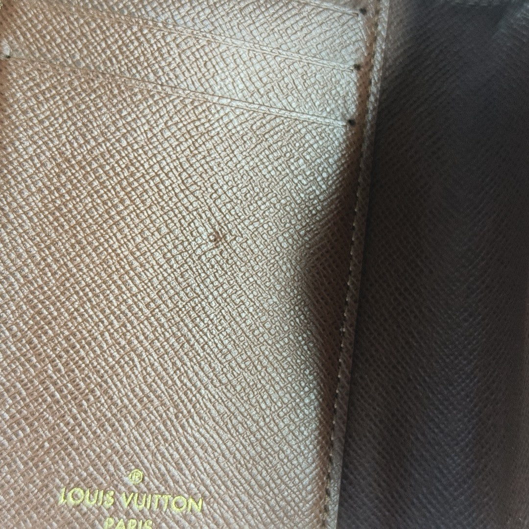 VICTORINE Monogram Coated Canvas Brown Wallet