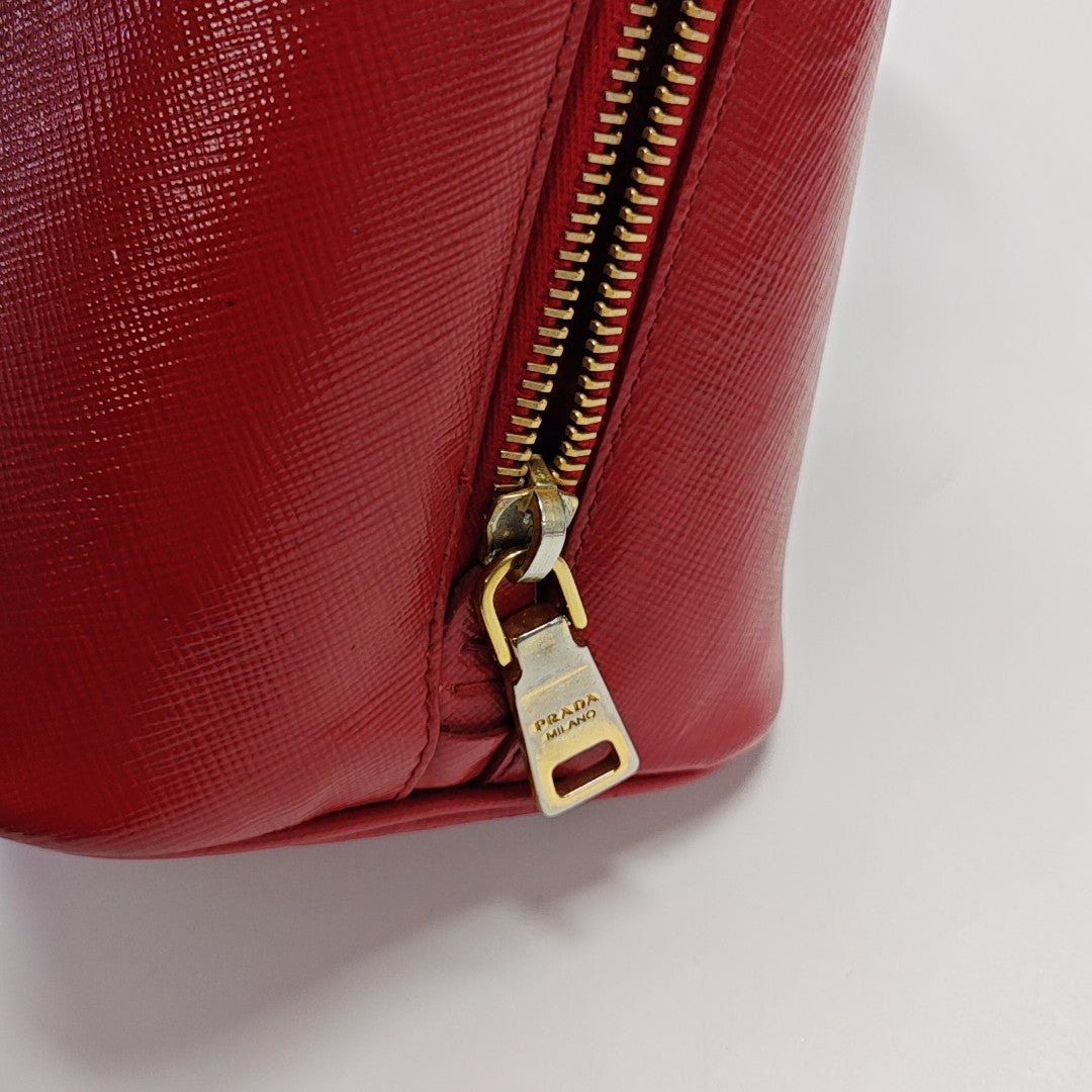 Promenade Saffiano Calfskin Red
