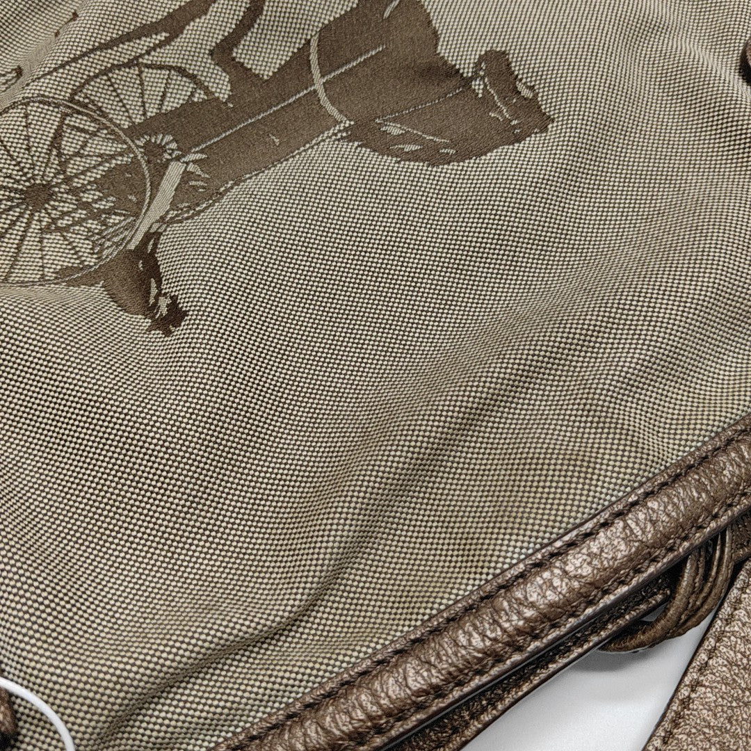 Fabric Tote Bag Beige