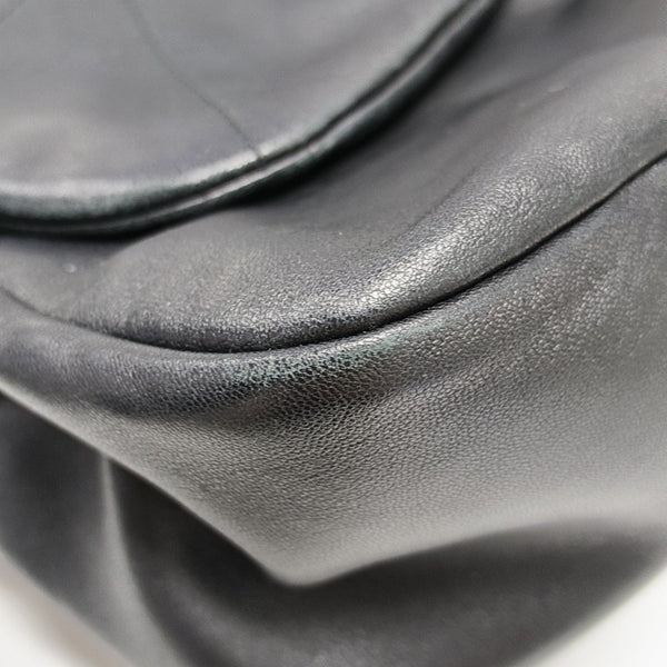 JAMIE Small Quilted Lambskin Black