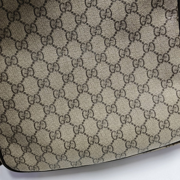 GG Supreme Monogram Coated Canvas Black