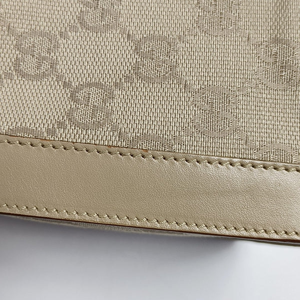 Monogram Canvas Top Handle Bag Beige