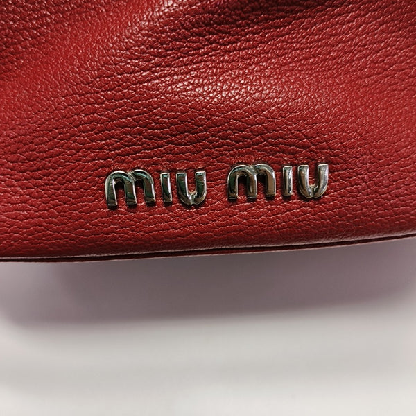Calfskin Shoulder Bag Red
