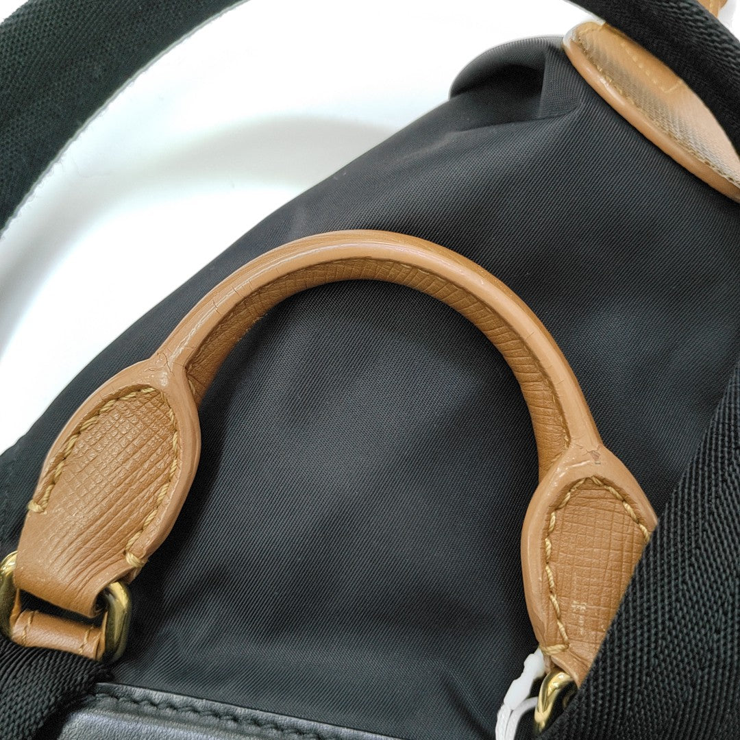 The Rucksack Medium Nylon Black