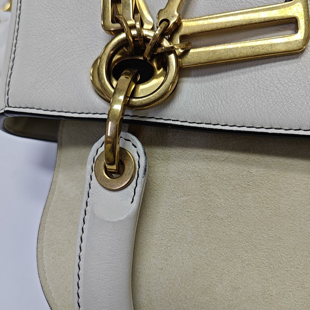 Lady Dior Medium Leather White