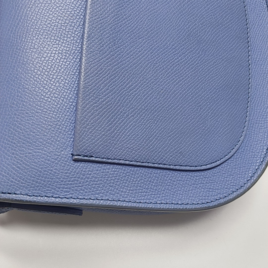 TROTTEUR Small Calfskin Blue