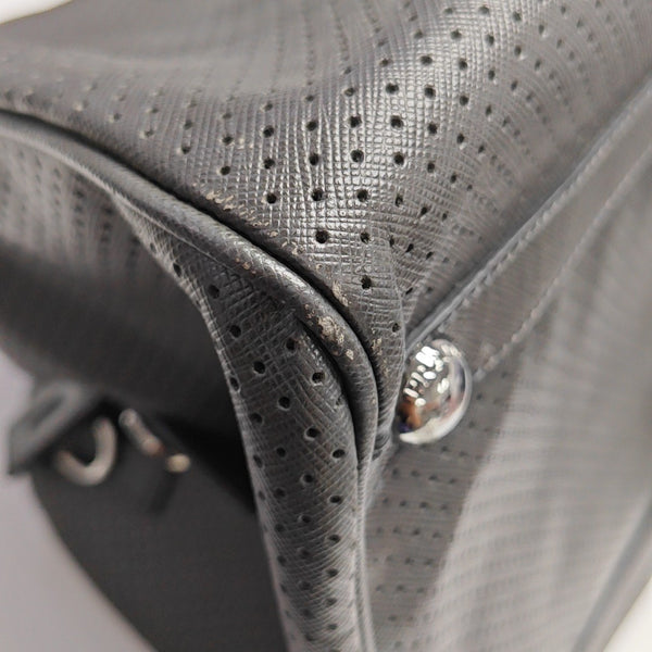 Calfskin Shoulder Bag Gray