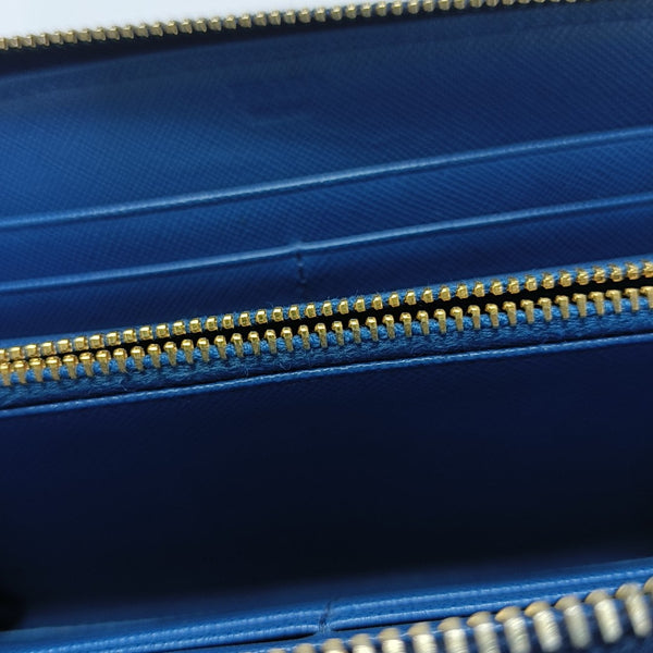 Calfskin Wallet Blue