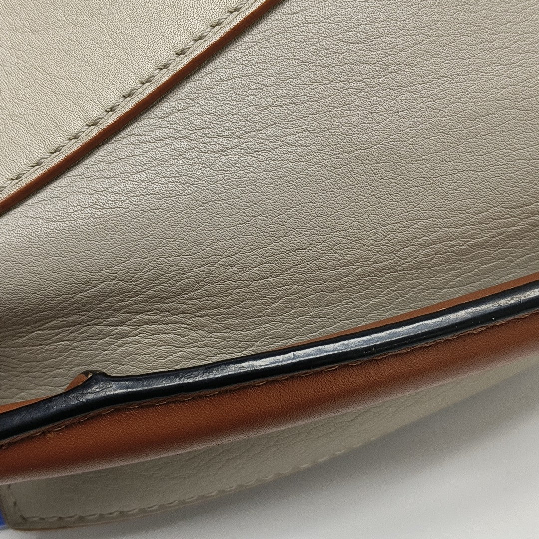 Puzzle Mini Calfskin Multicolor