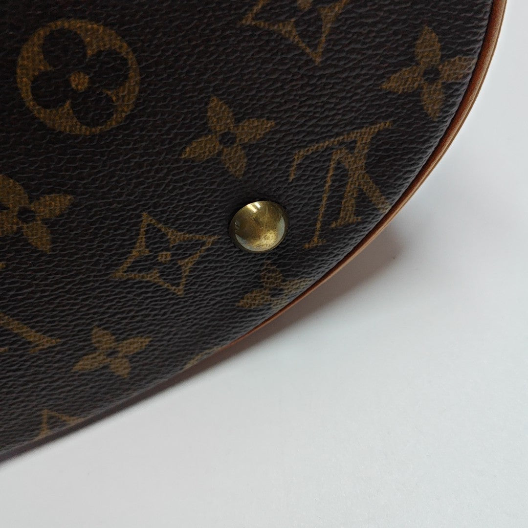BUCKET PM Monogram Coated Canvas Brown